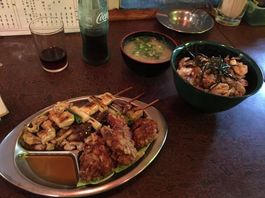 夕飯は「焼き鳥」