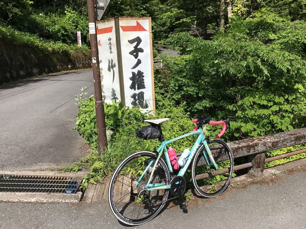 竹寺と子の権現の分岐点からスタート