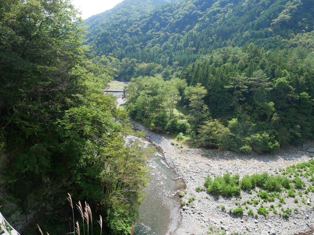 道の駅たばやま裏に広がる多摩川河川敷